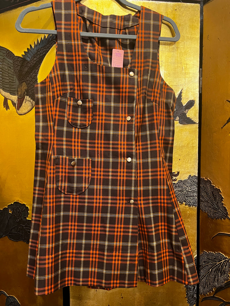 Bettie plaid dress-S