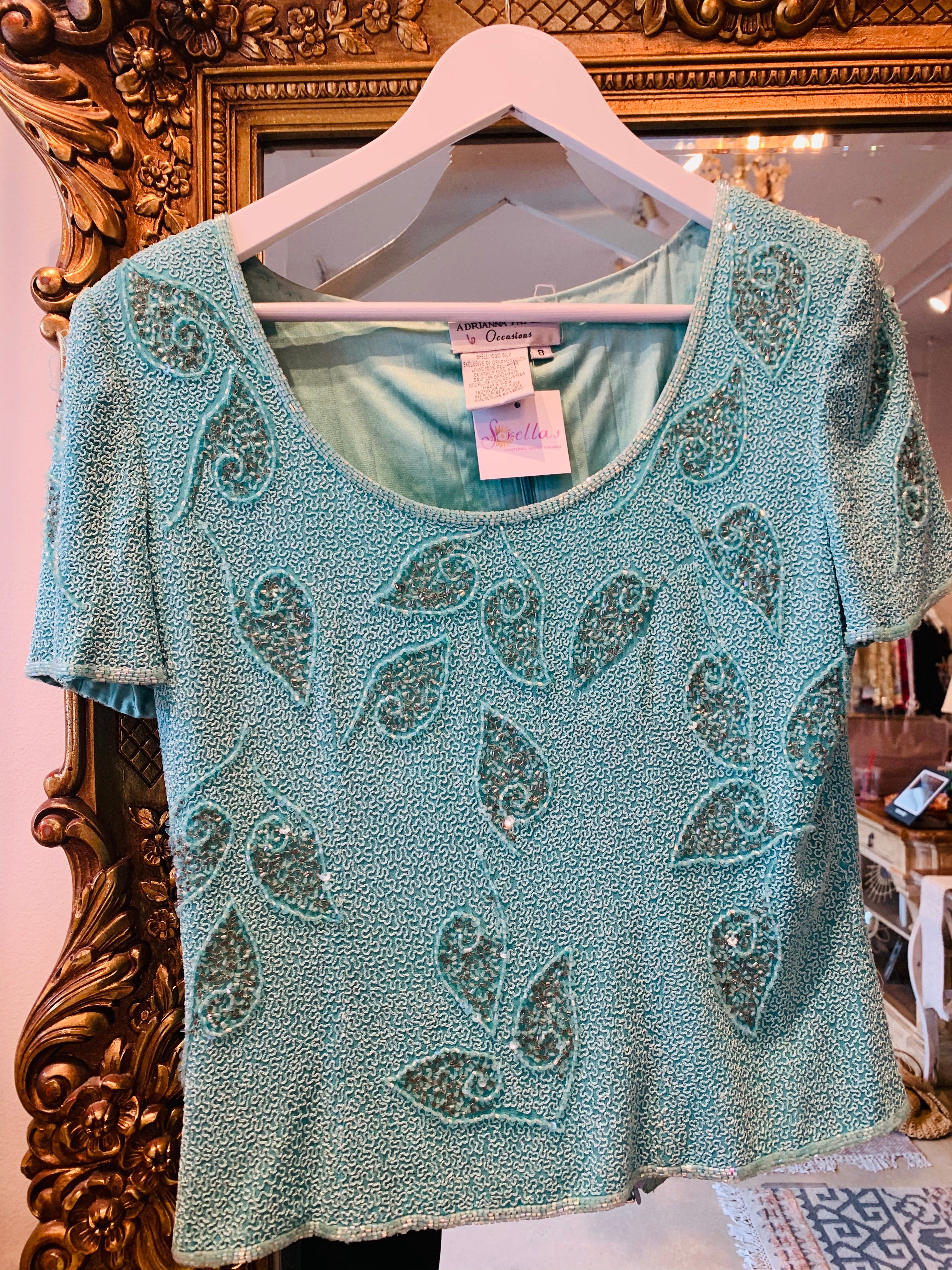 Vintage Beaded 2024 Top